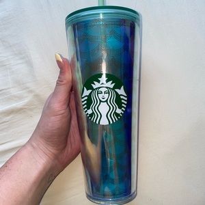 Starbucks mermaid iridescent tumbler